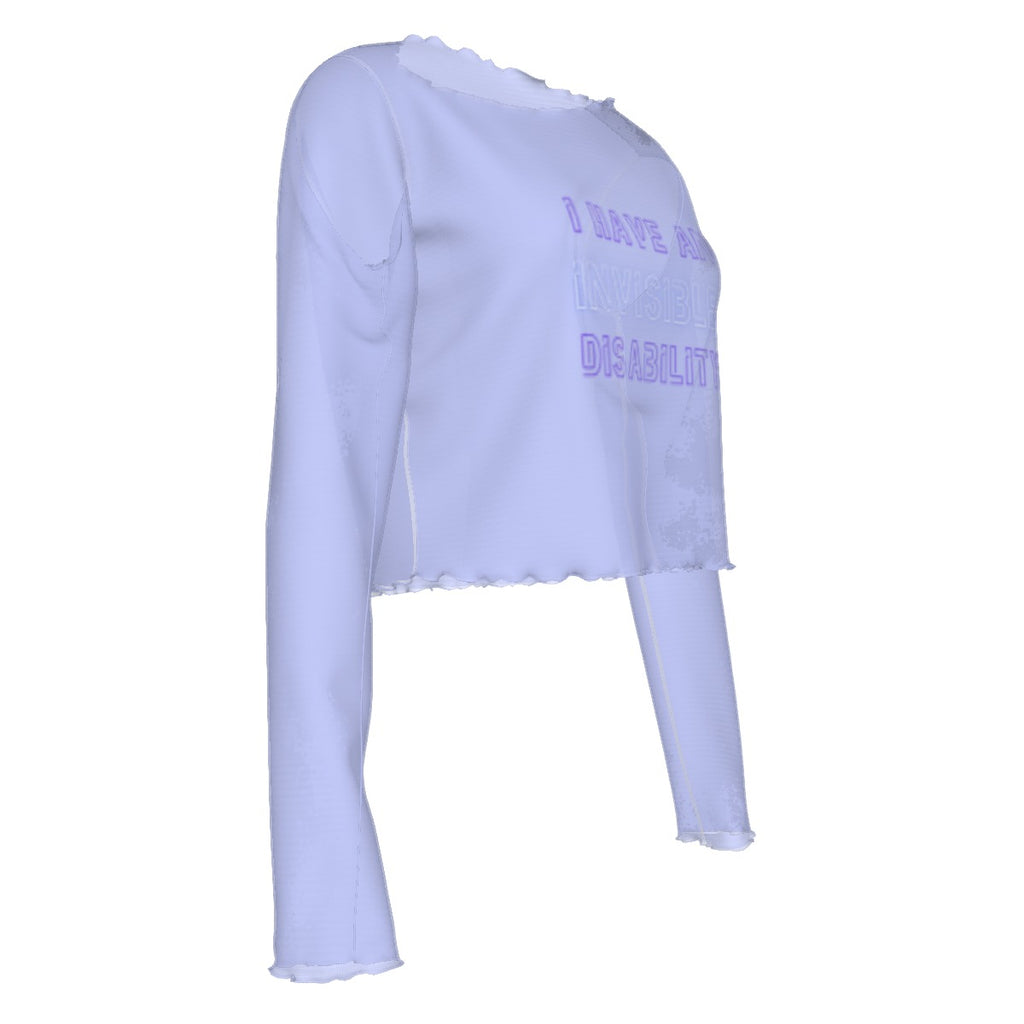 Invisible Disability - mesh - baby periwinkle
