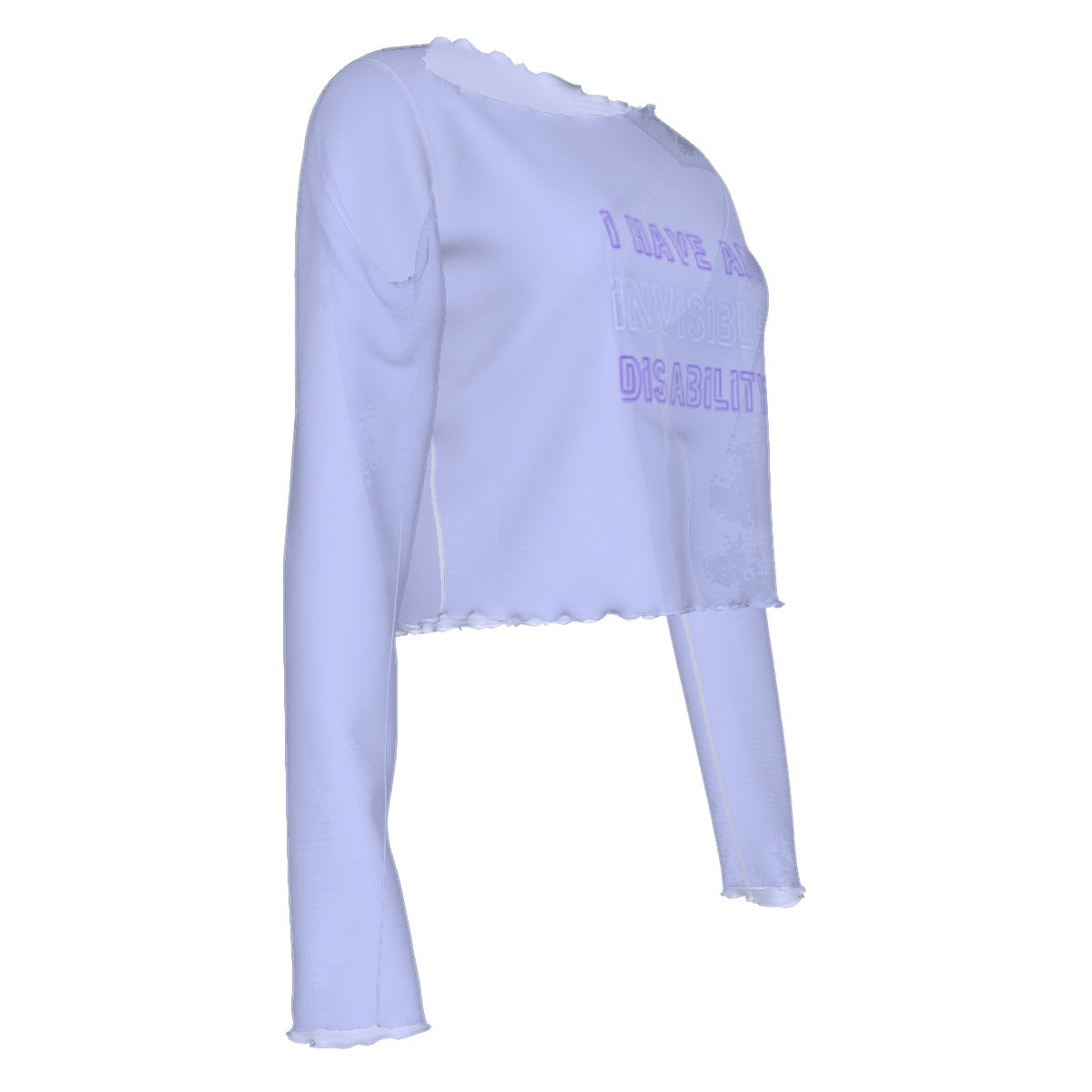 Invisible Disability - mesh - baby periwinkle