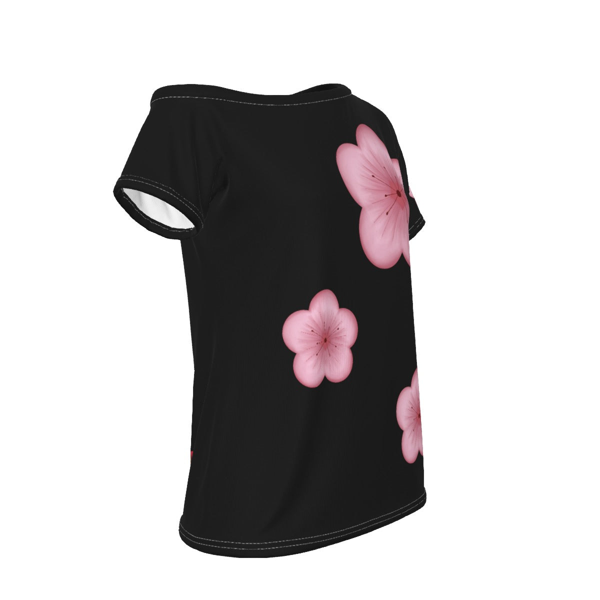 Plum Blossoms - Off Shoulder - black