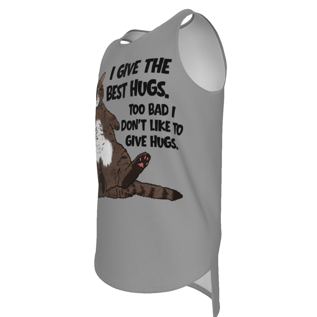 Jeffy Cat - Men's Long Tank - grey