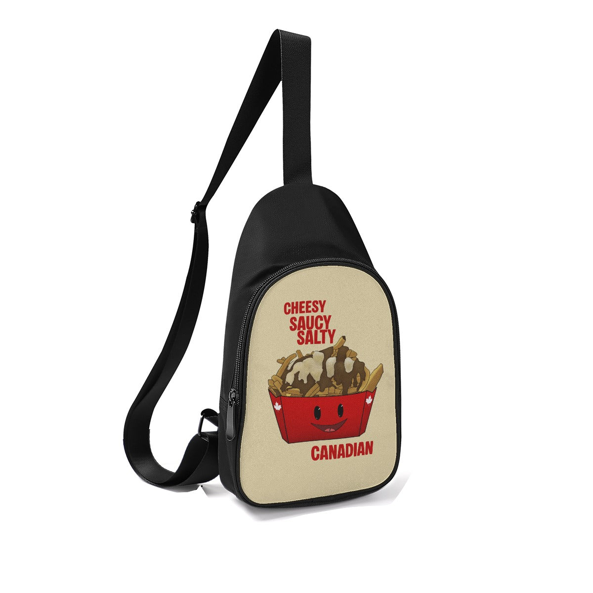 Poutine - chest bag - beige
