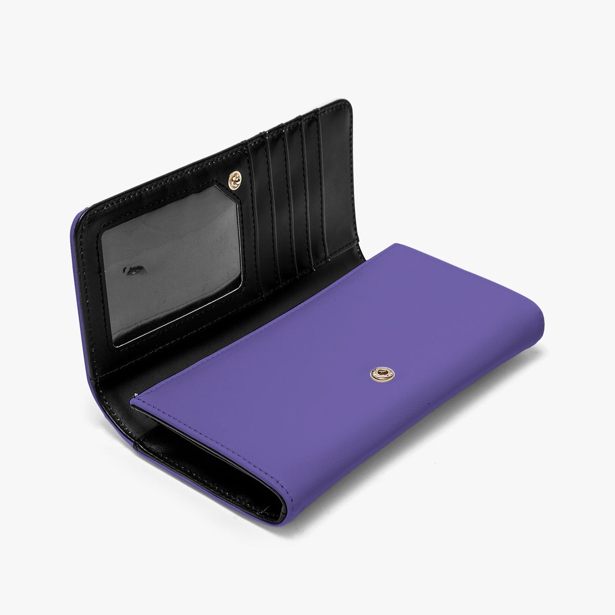 Hydrangea - periwinkle - wallet