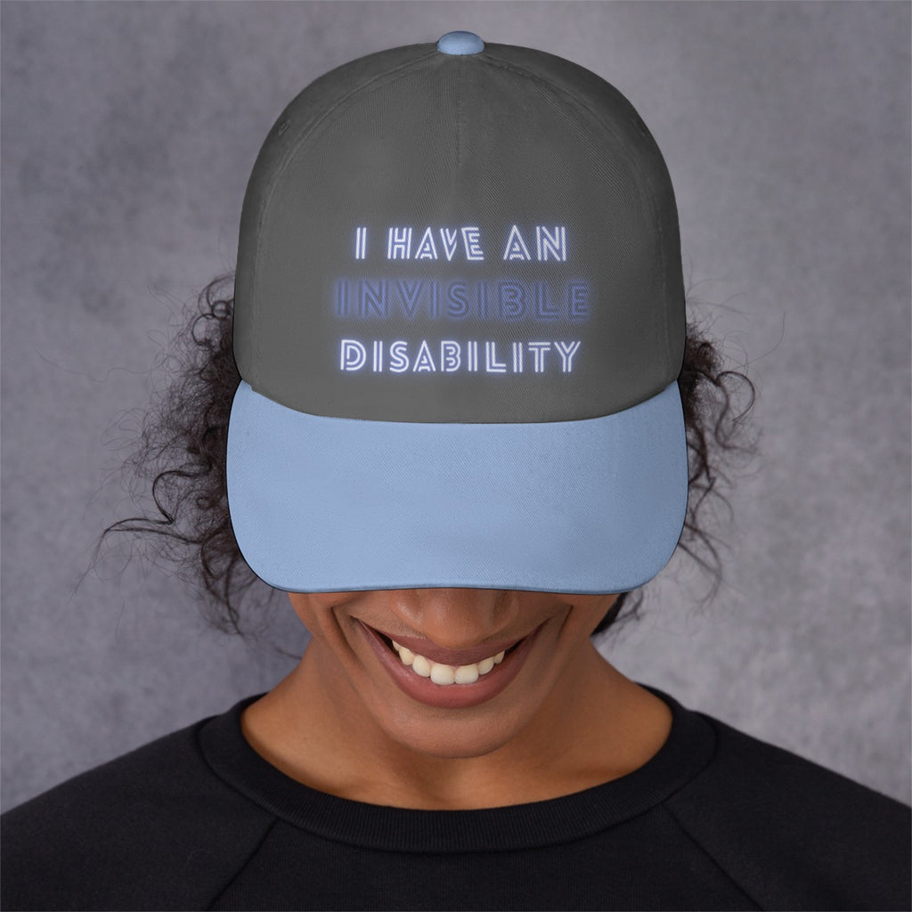 Invisible Disability - baseball cap - dark grey