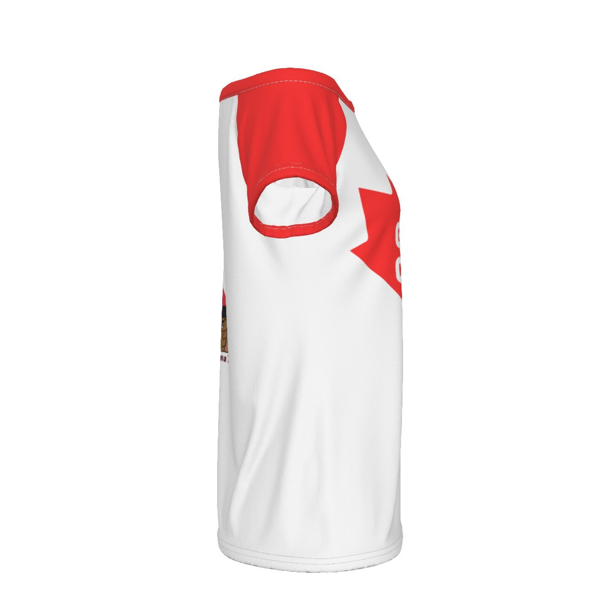 Canadian-Grade EH - off shoulder - white/red