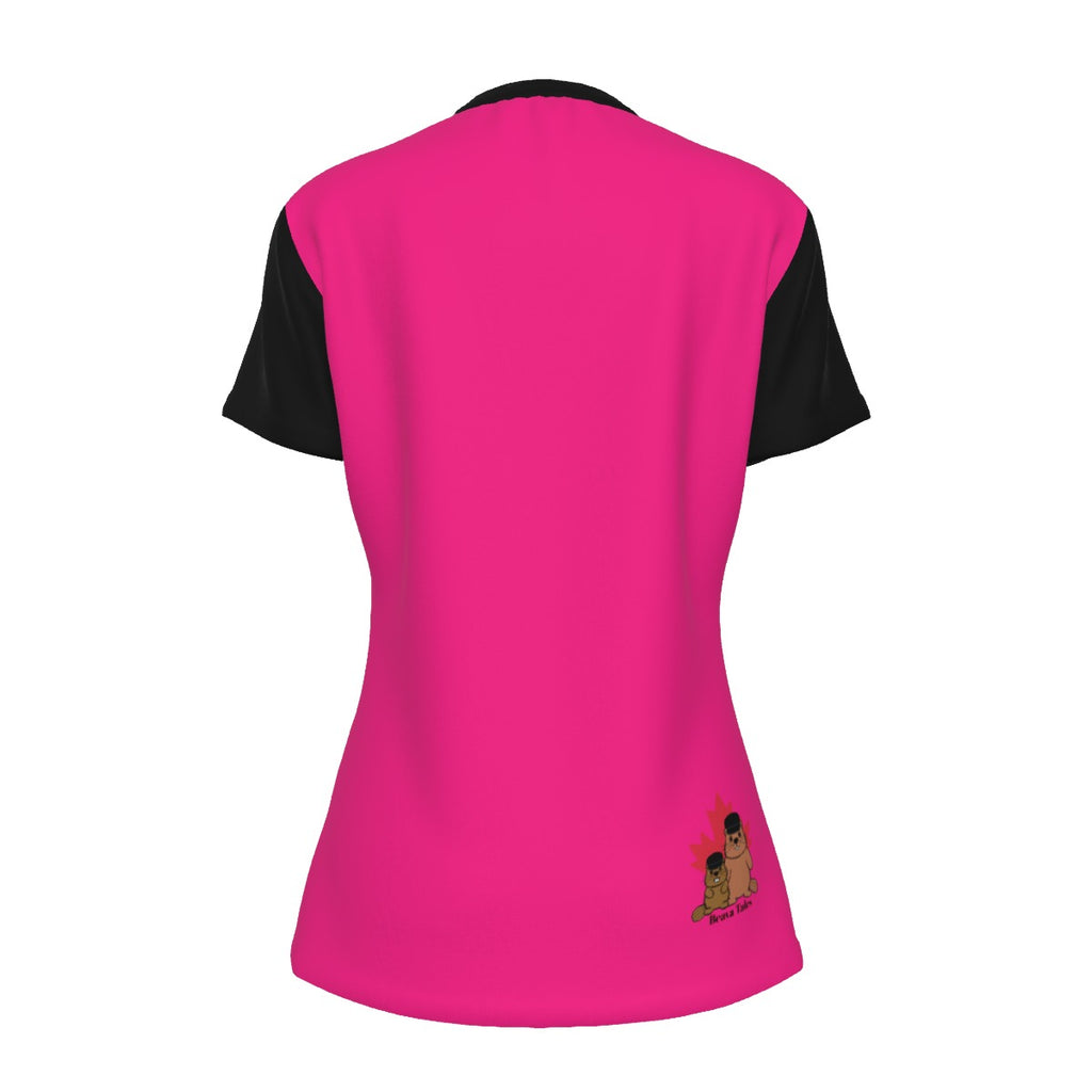 Finna Me - Pan - round neck tee - pink