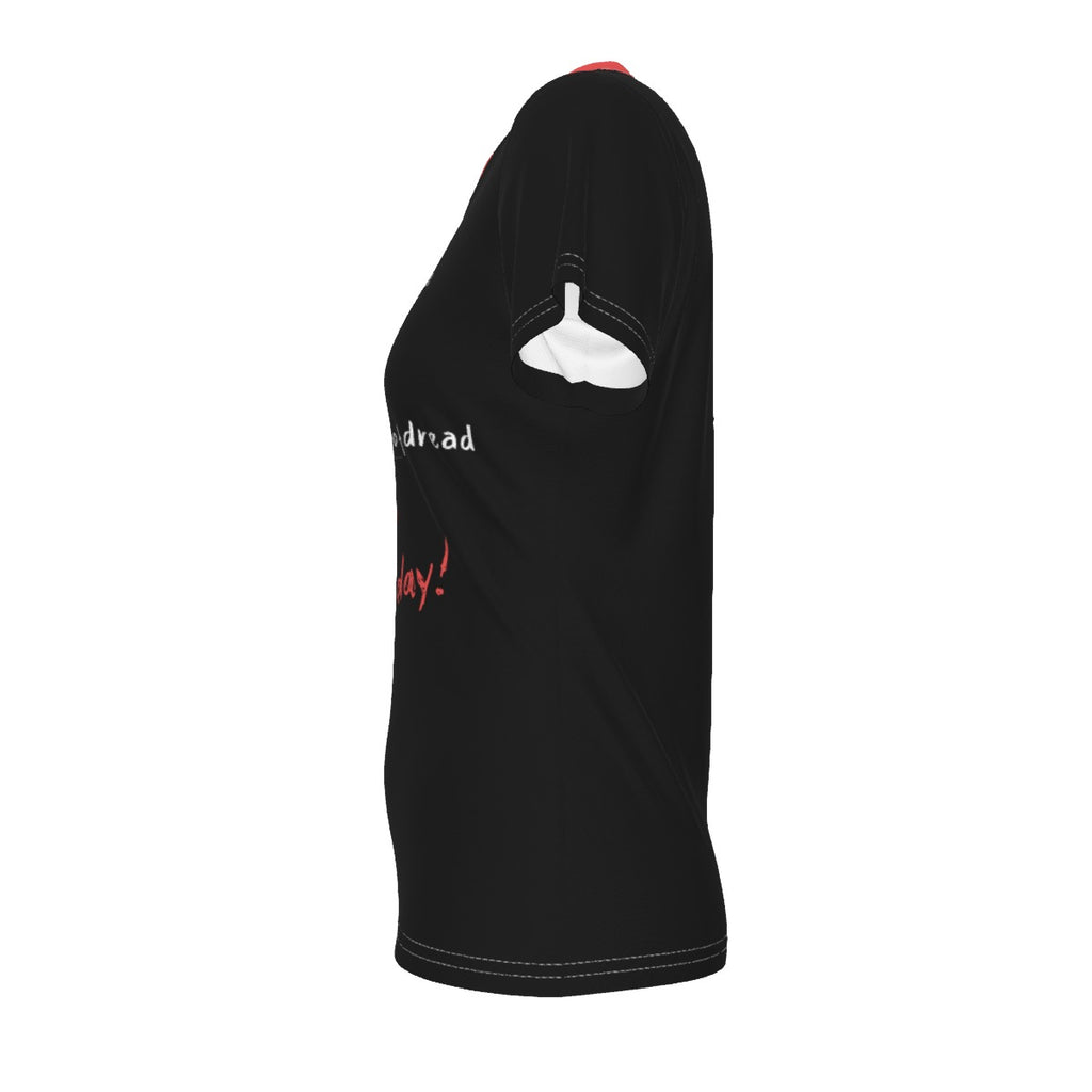 Ready for the Day - V neck tee - black