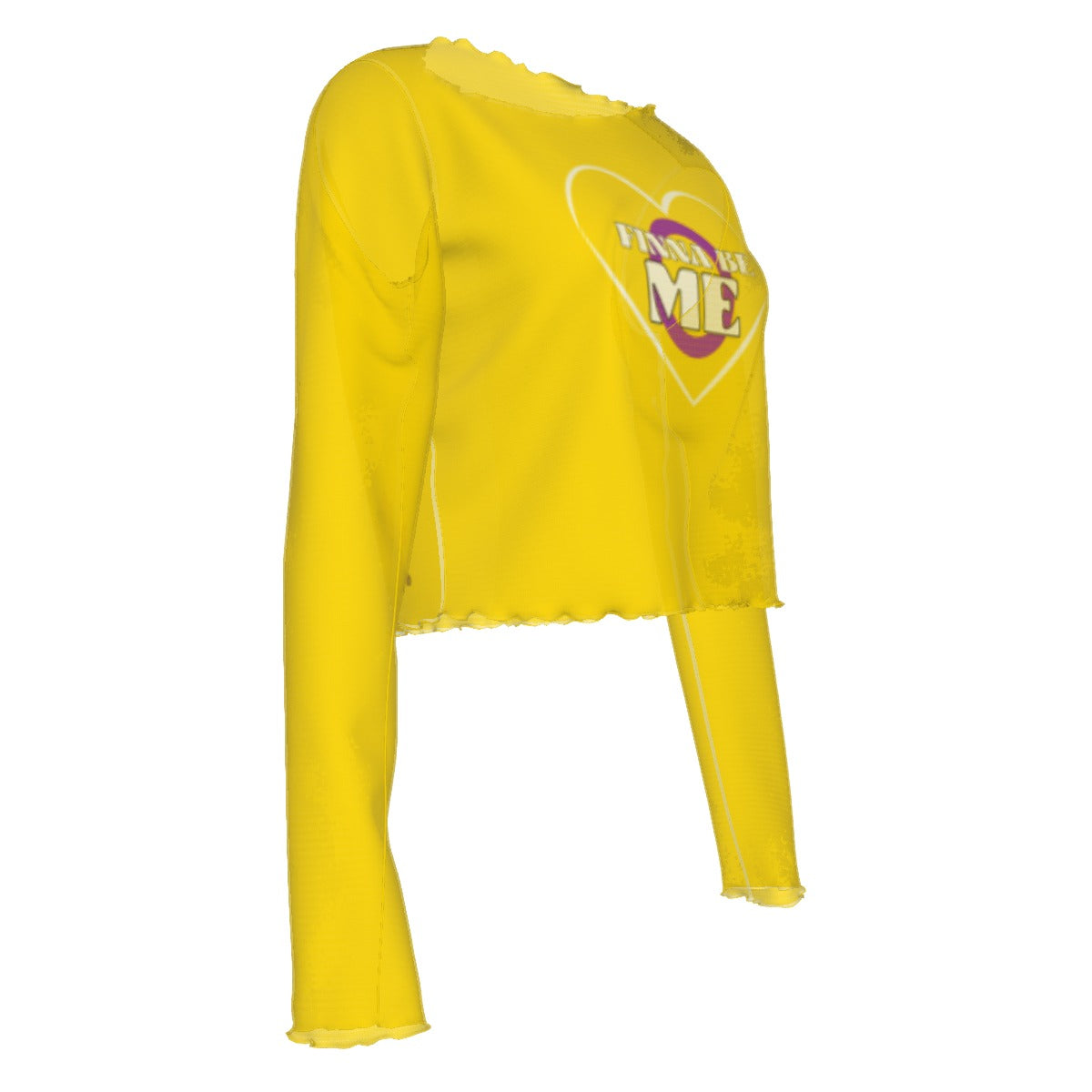 Finna Me - Intersex - mesh crop - yellow