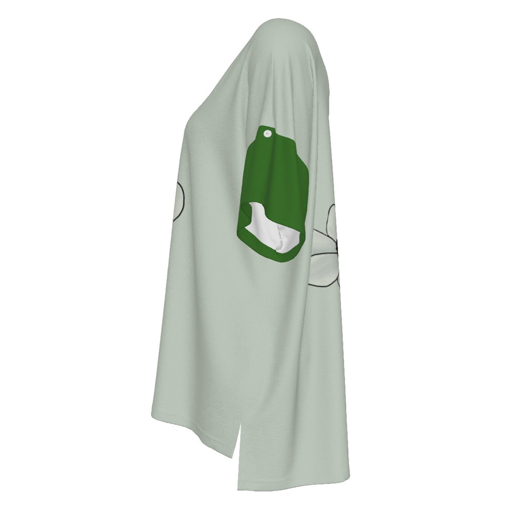 BC Dogwood - drop shoulder tee - green