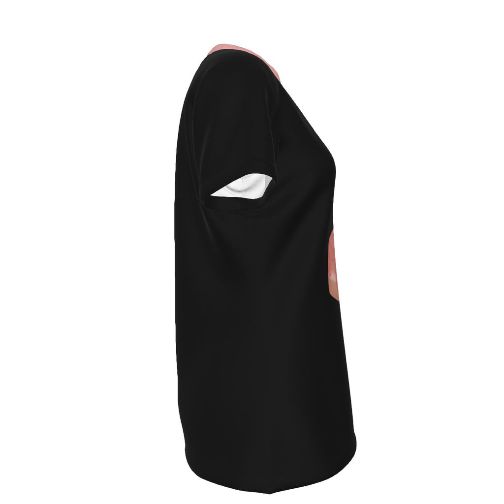 Serving the Cake - black - round neck