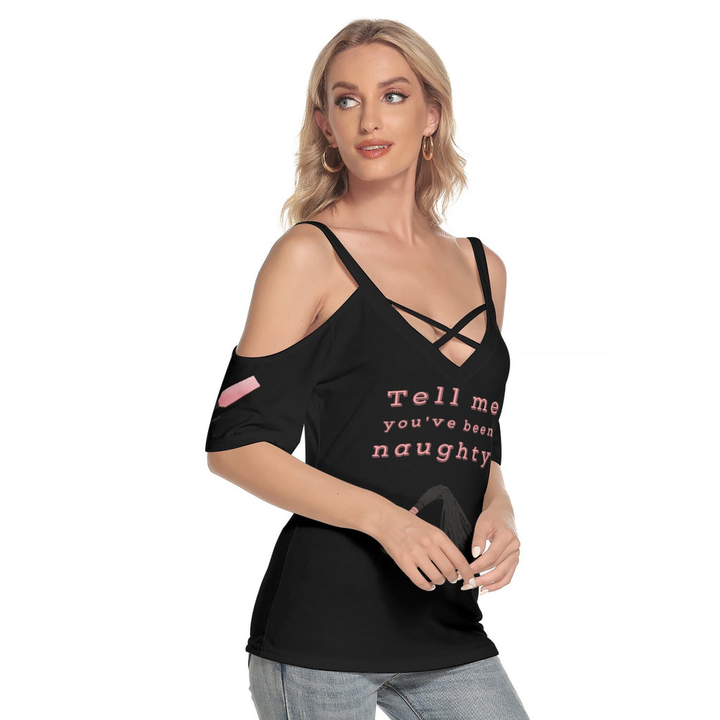 Naughty BD - black - cold shoulder