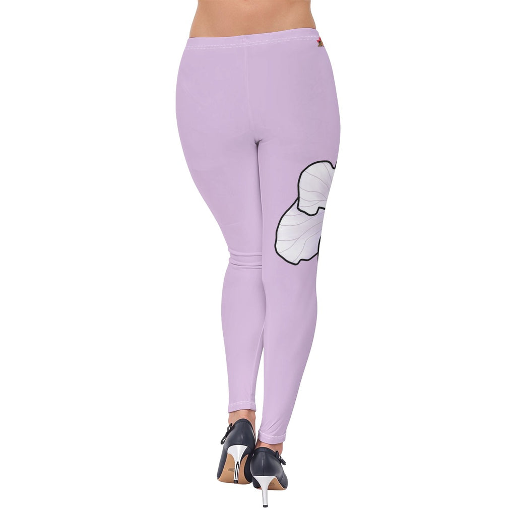 Nova Scotia Mayflower - leggings - light lilac