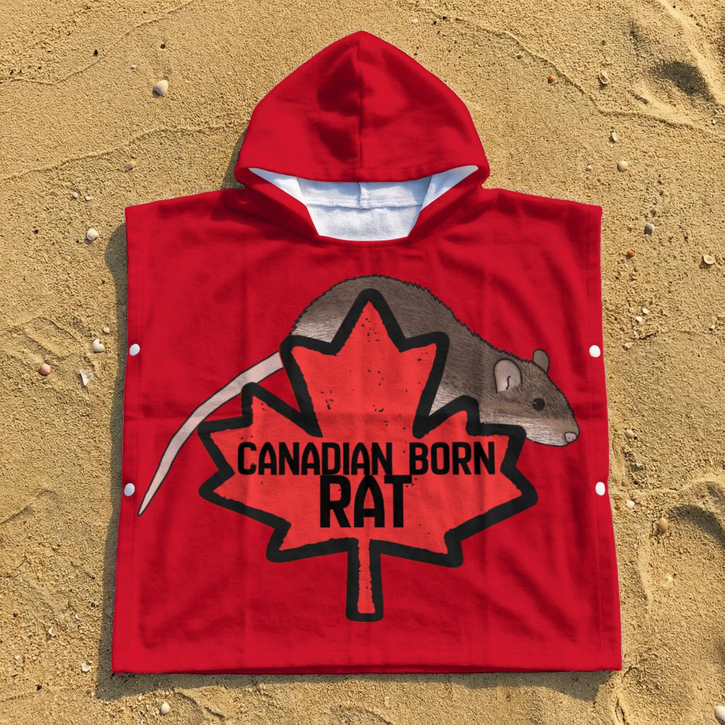 Kid's Hooded Towel Poncho - Year of the Rat