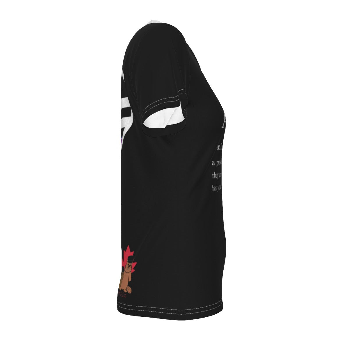 Pride - Ally definition - black with white