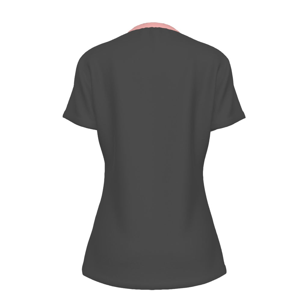 Serving the Cake - grey - round neck