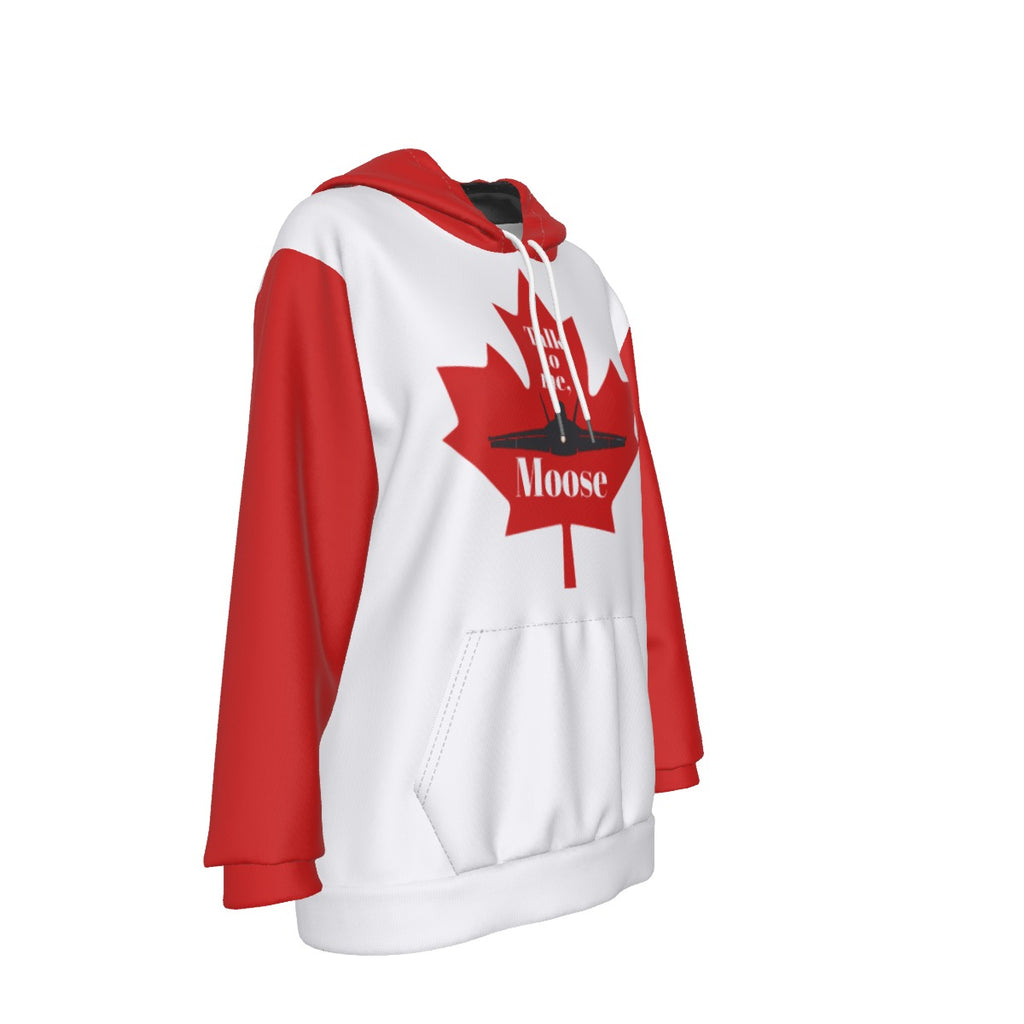Talk to Me, Moose - hoodie - white/red