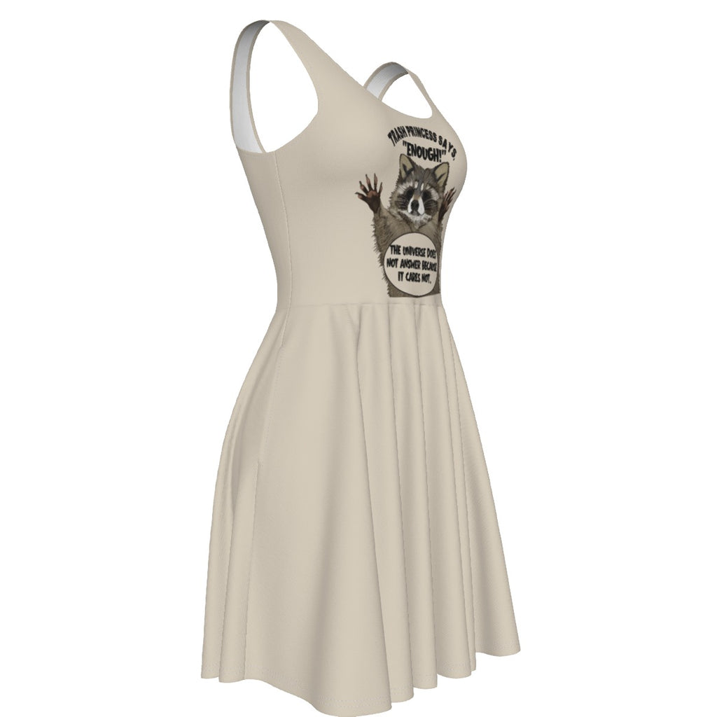 Trash Princess - tank vest dress - tan