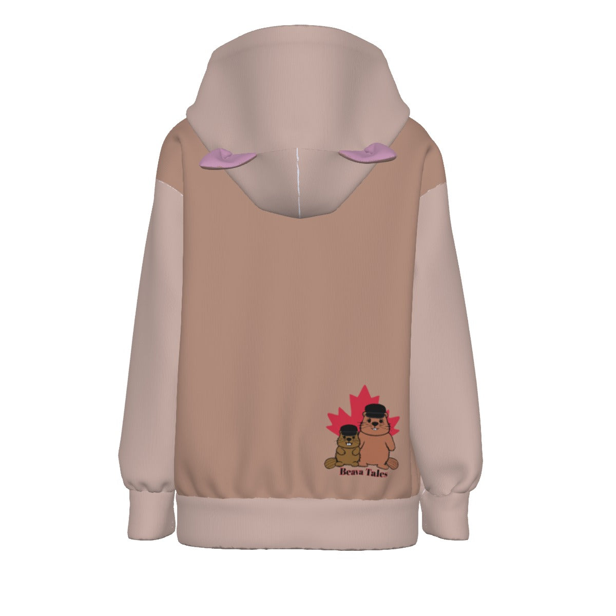 Cat Hoodie - Potato - tan