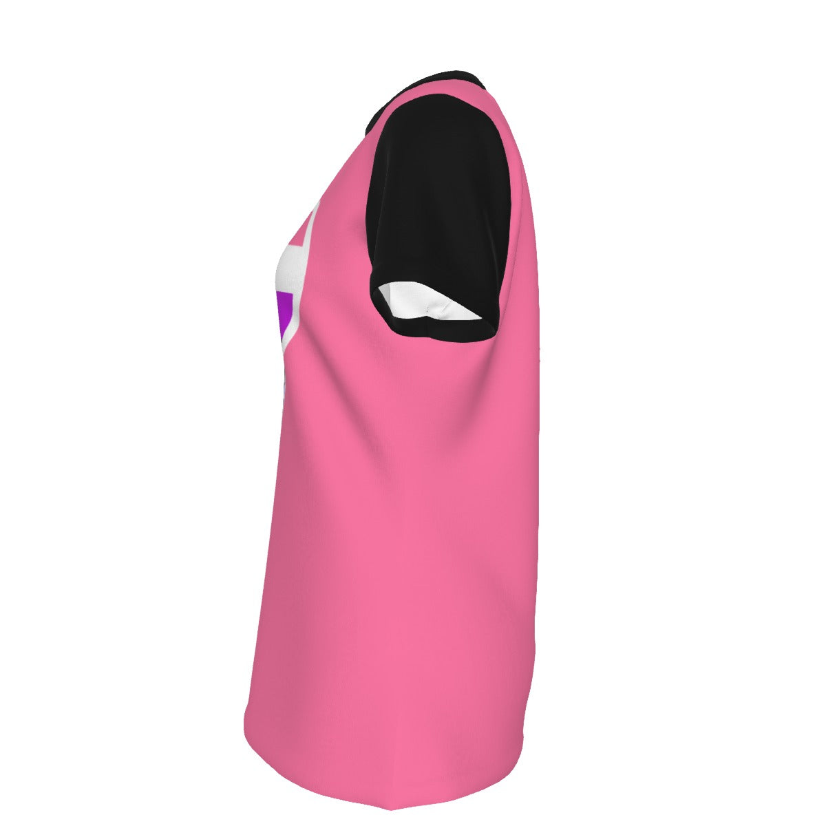 Finna Me - Gender Fluid - round neck tee - pink