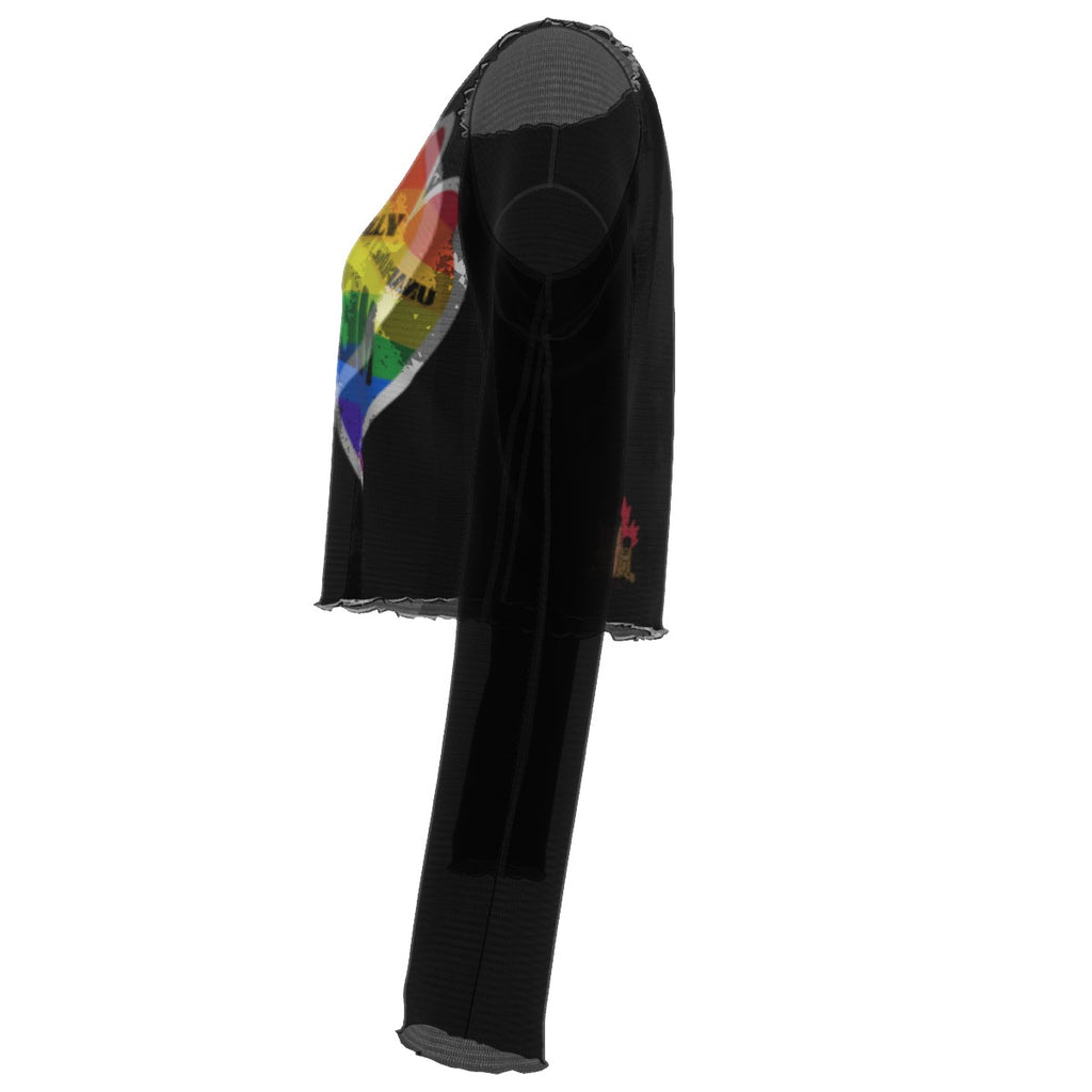 Pride - Rainbow - mesh - black