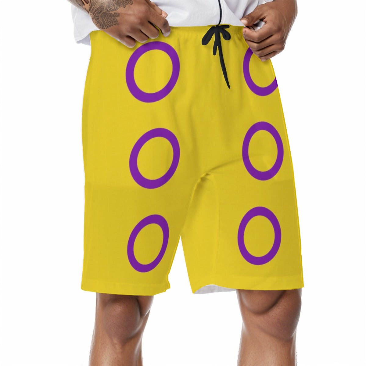 Pride - Intersex - Men's beach shorts