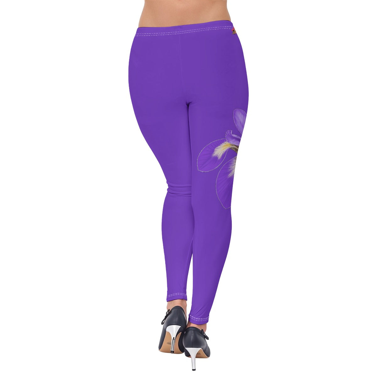 Quebec Iris - leggings - purple