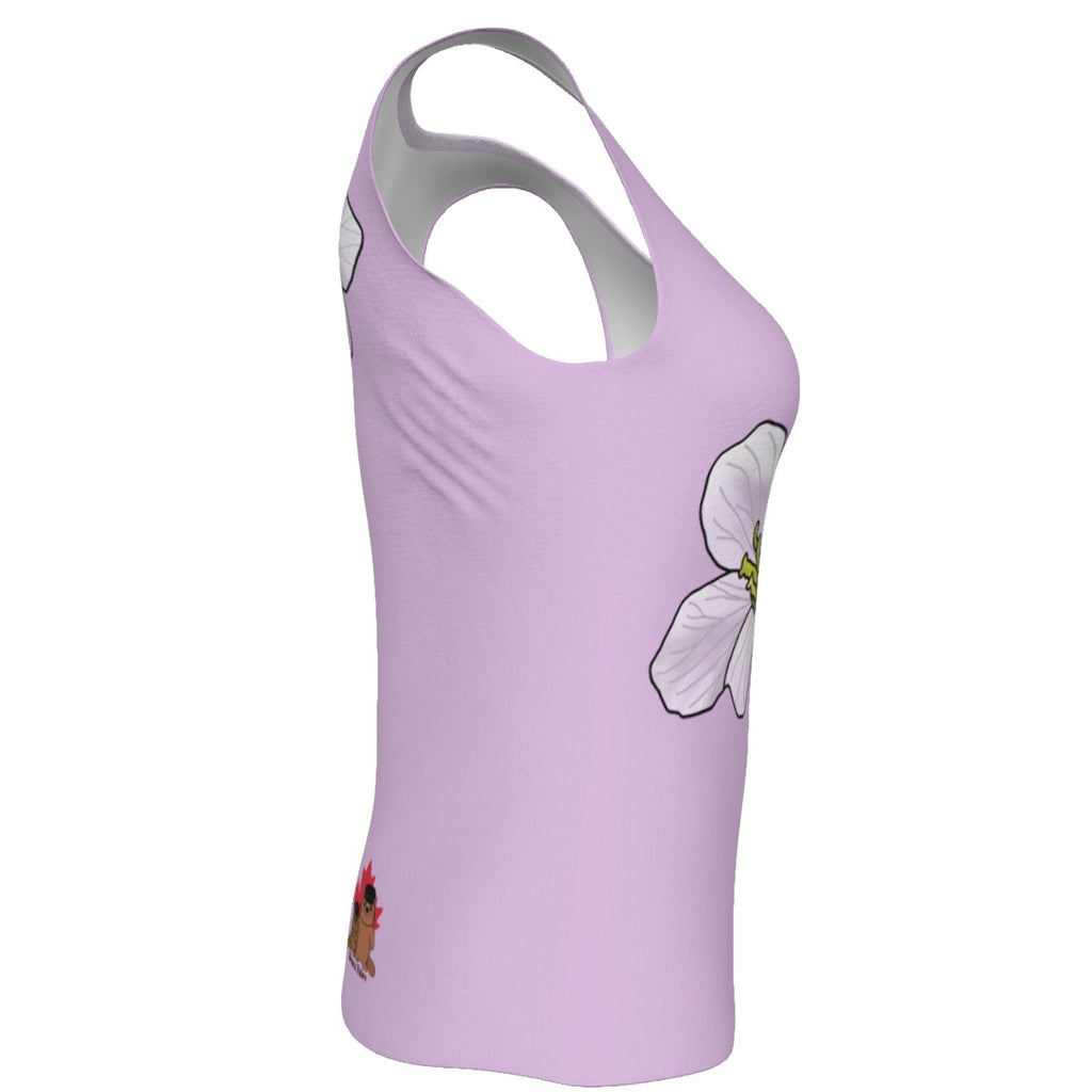 Nova Scotia Mayflower - U neck tank - light lilac