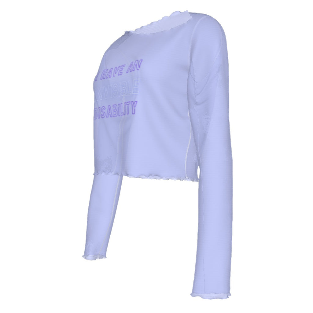 Invisible Disability - mesh - baby periwinkle