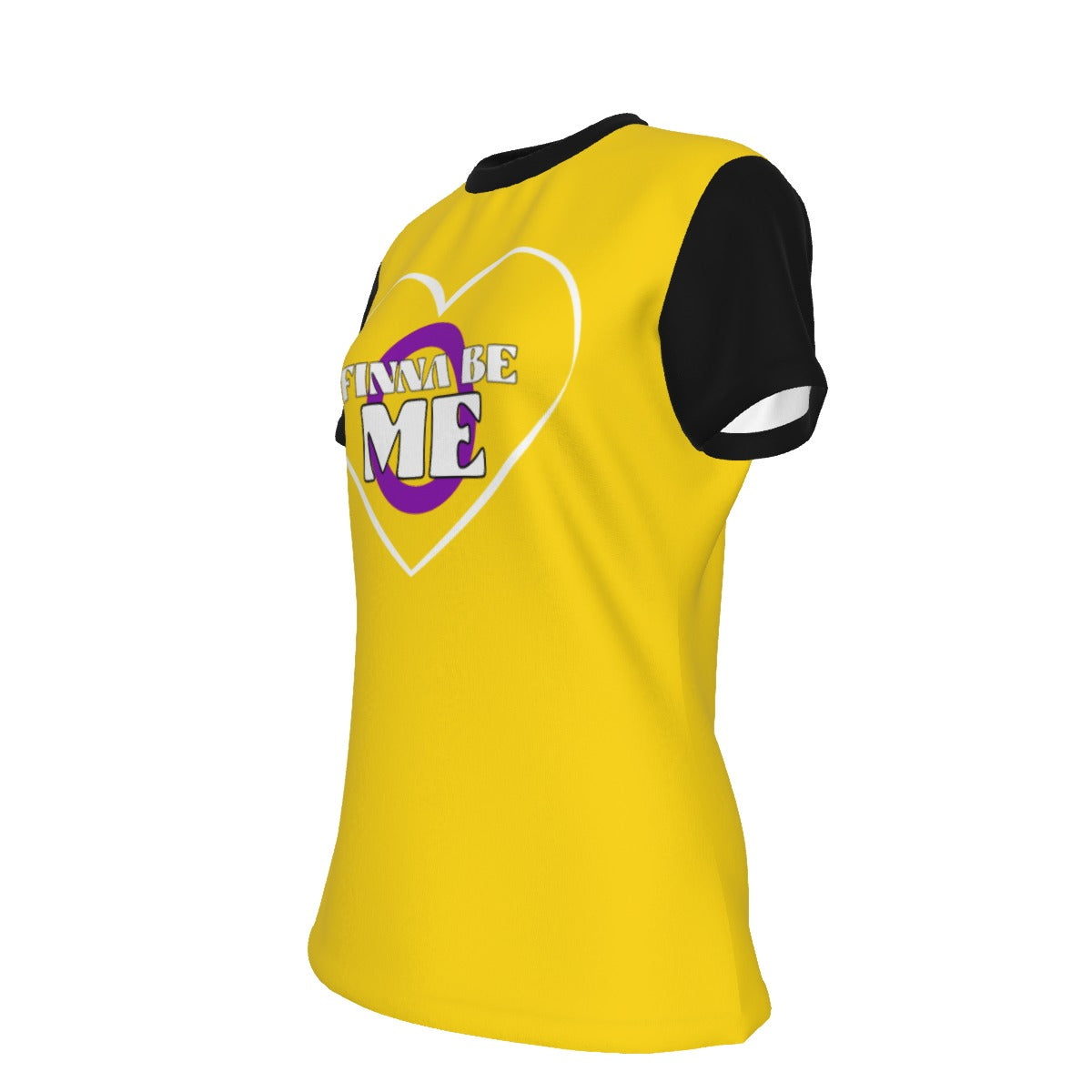 Finna Me - Intersex - round neck tee - yellow