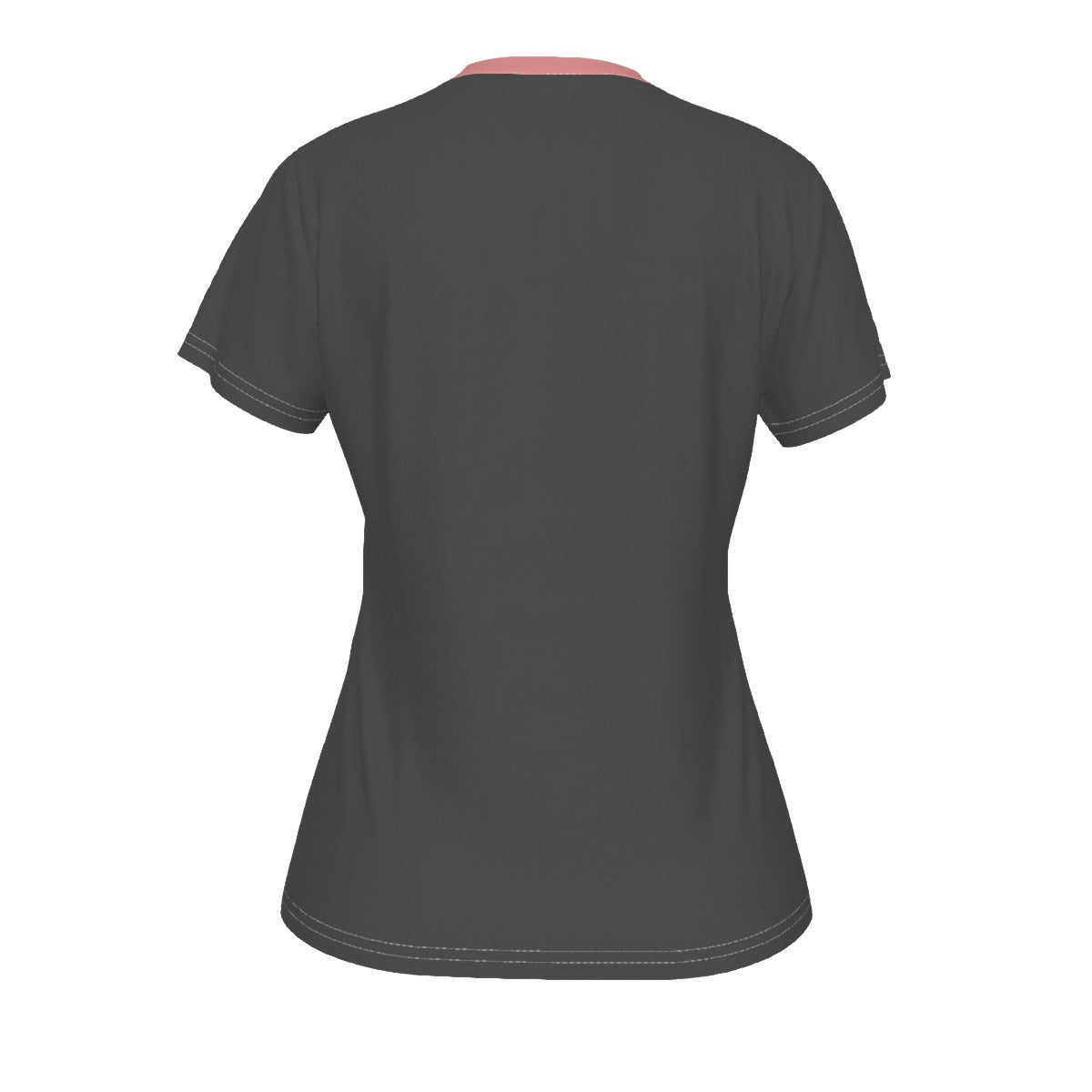 Serving the Cake - V neck tee - grey