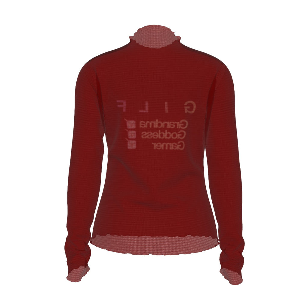 GILF - mesh - maroon