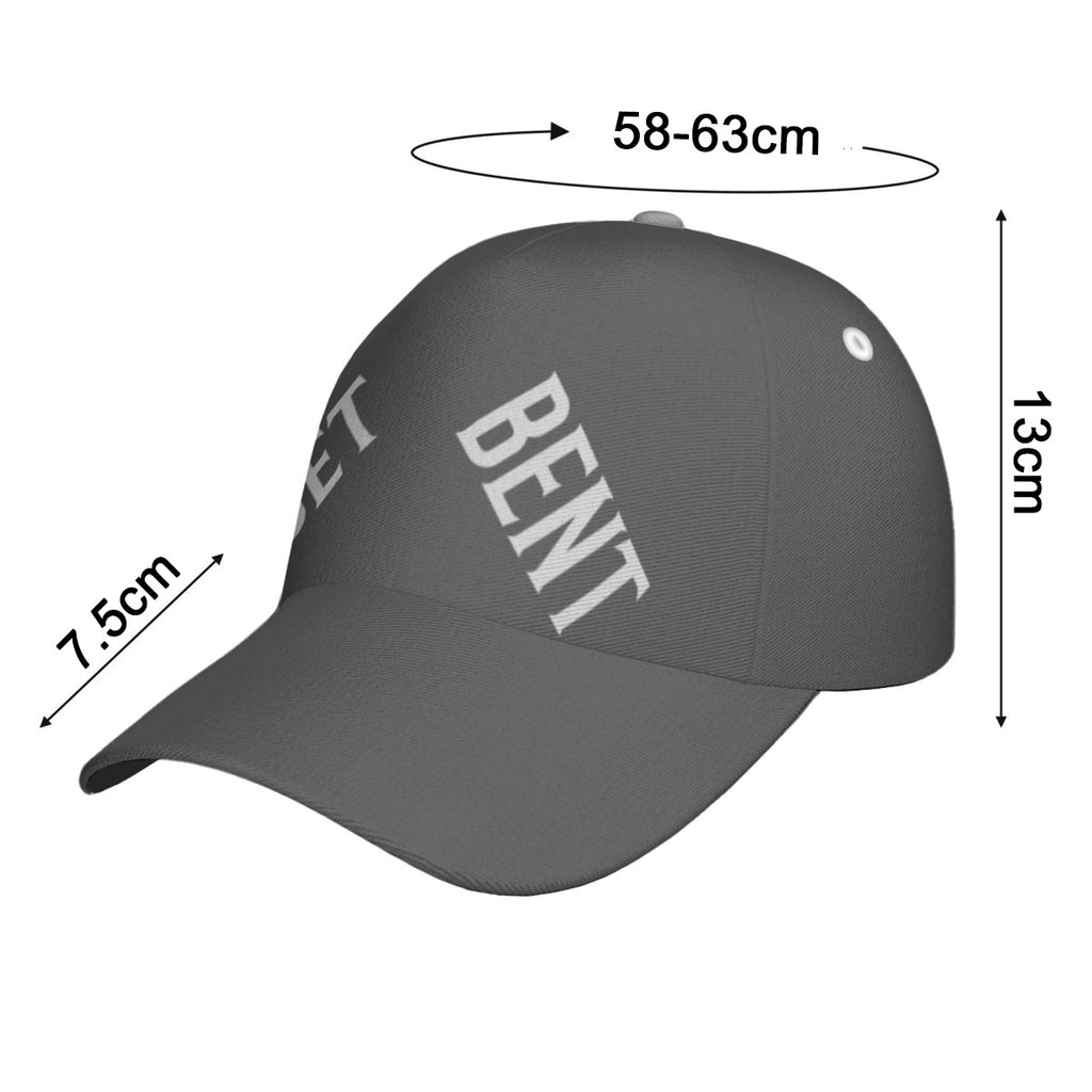 Get Bent - baseball cap - grey