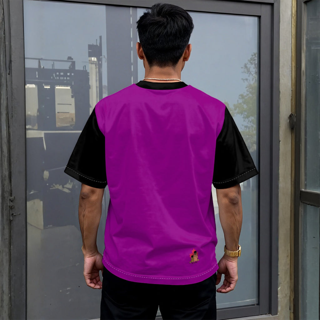 Finna Me - Asexual - Unisex drop shoulder tee - purple
