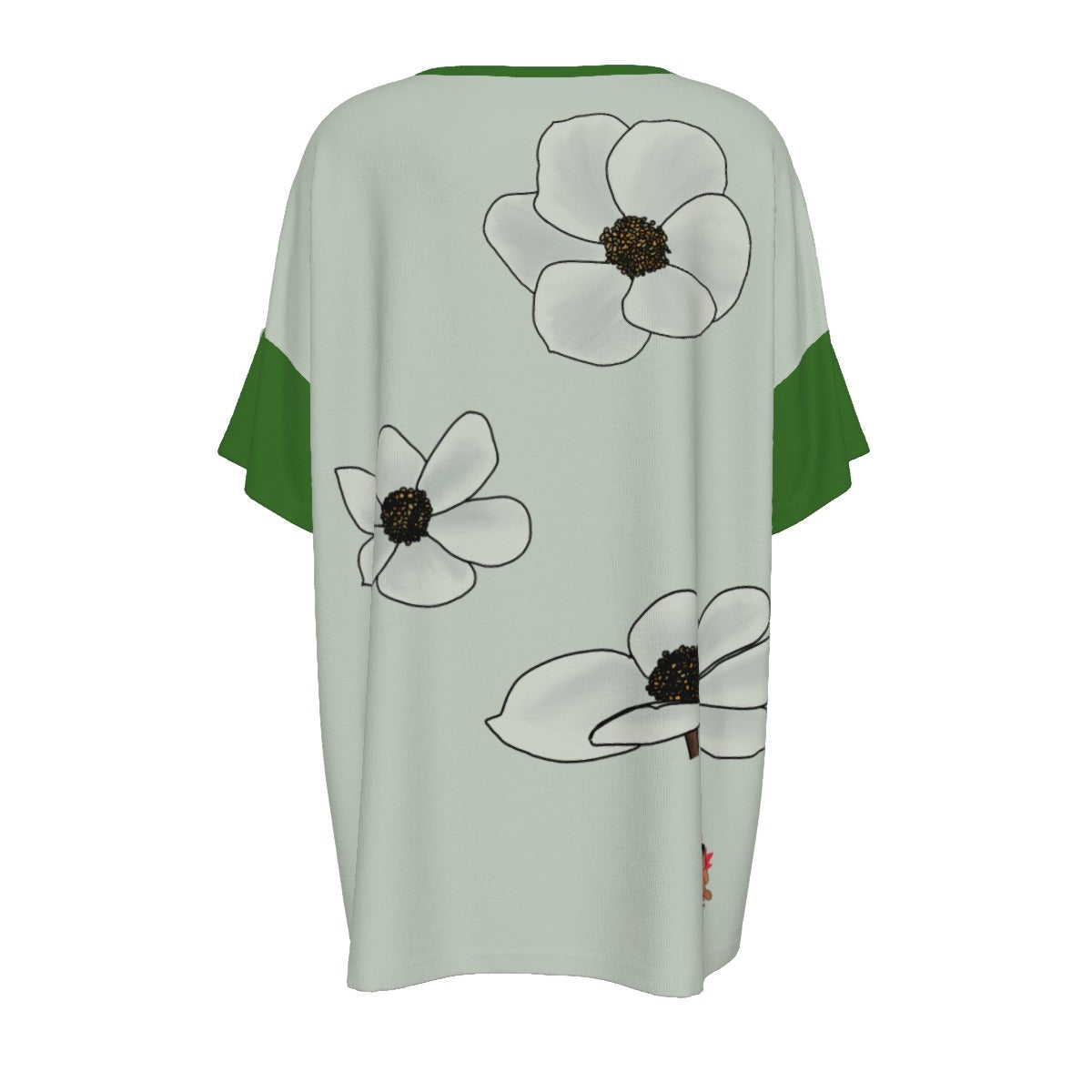 BC Dogwood - drop shoulder tee - green