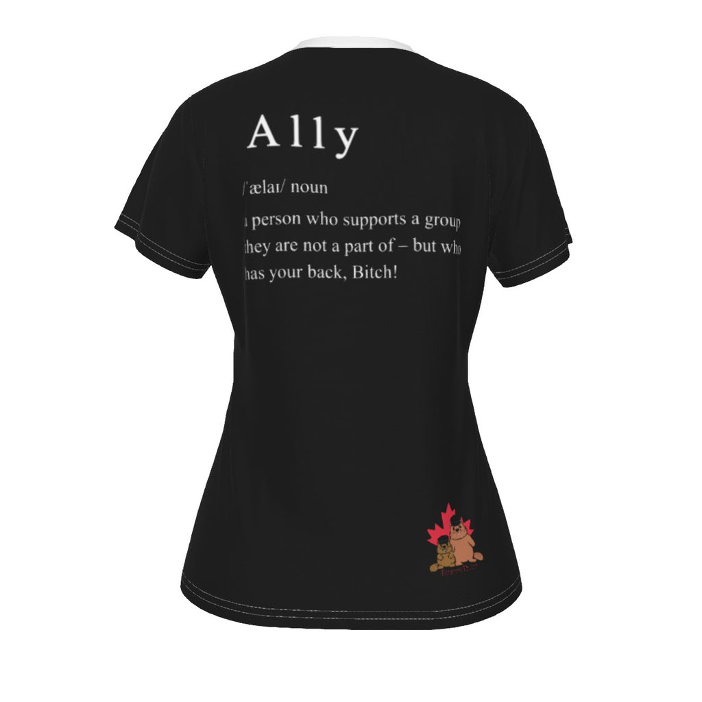 Pride - Ally - v neck tee