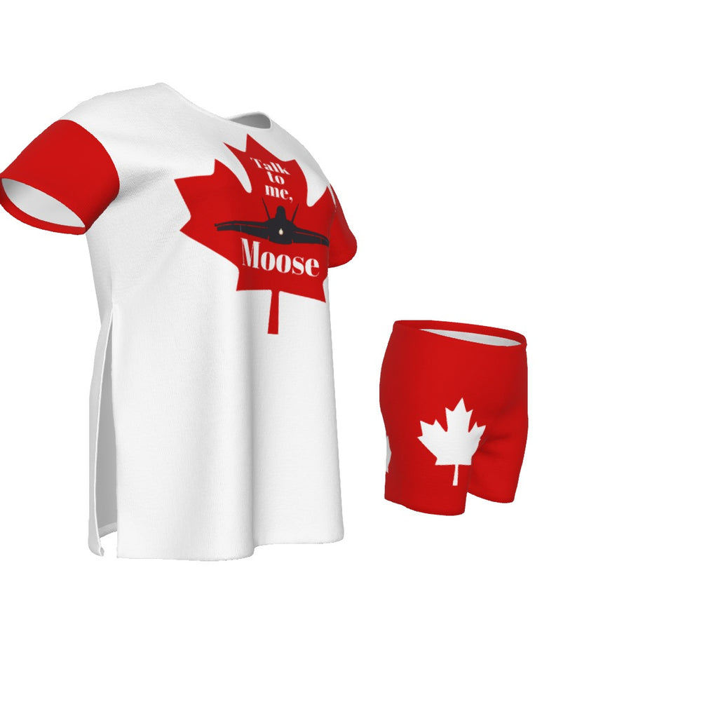 TTM Moose - Short Set - white/red