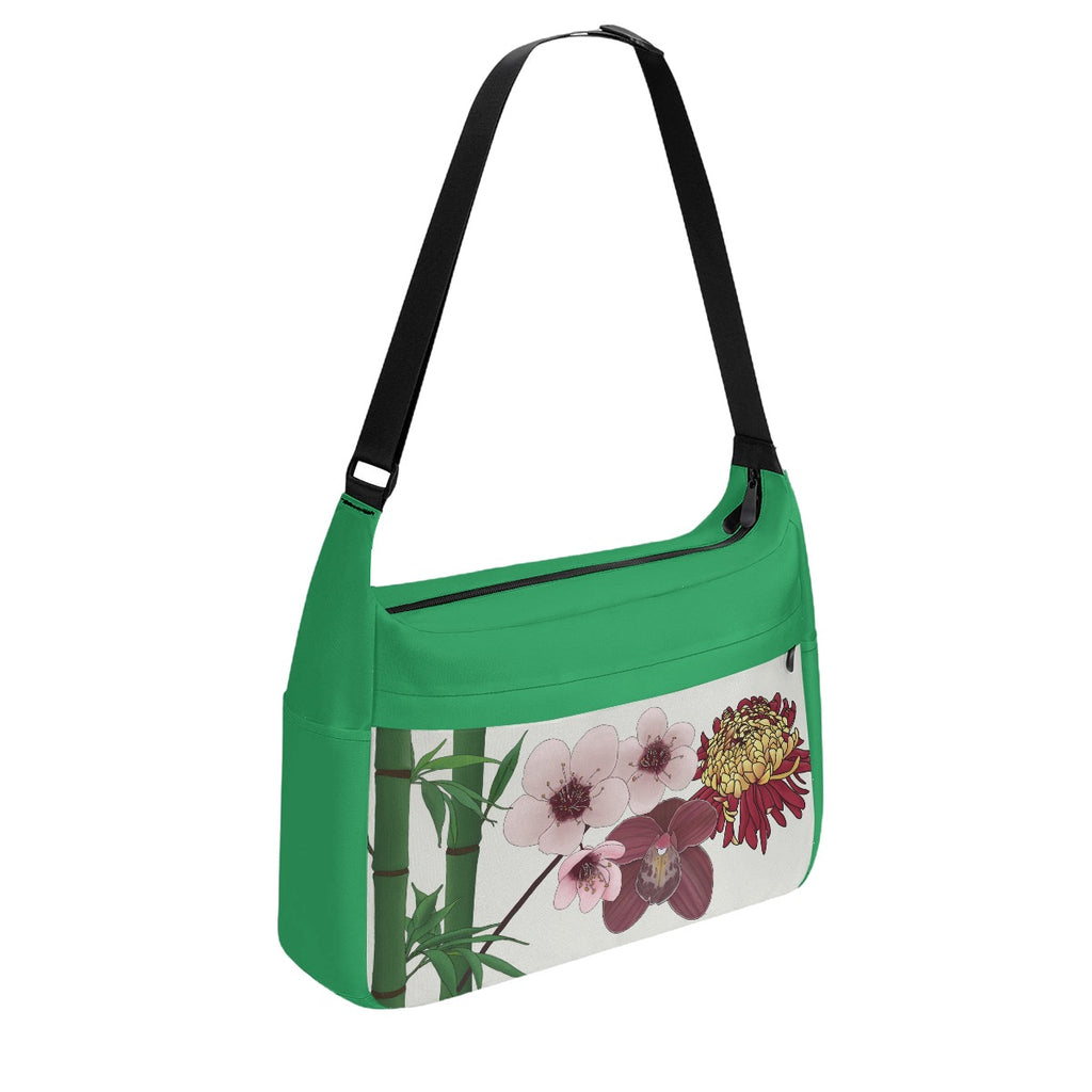Mahjong Messenger Bag - Flowers