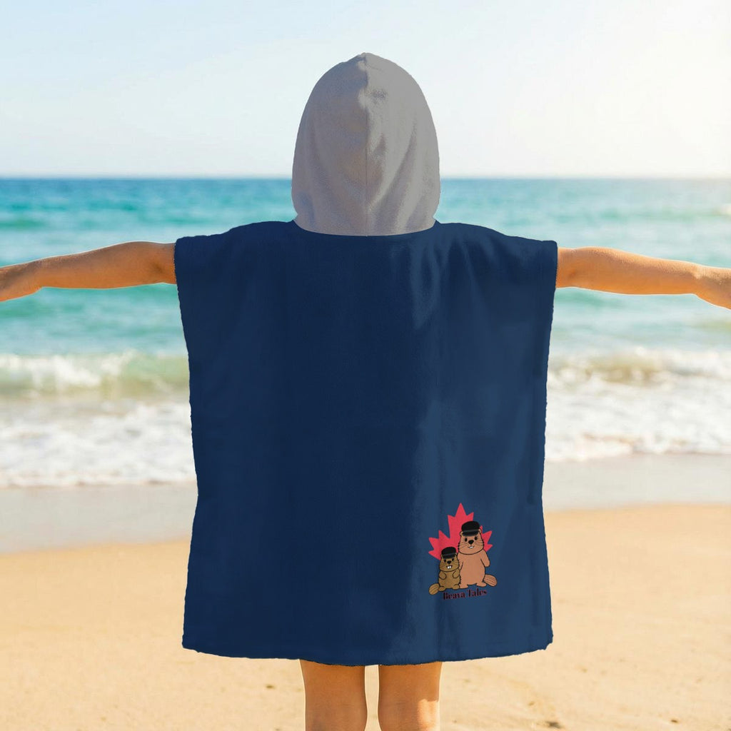 Kid's Hooded Towel Poncho - Manager