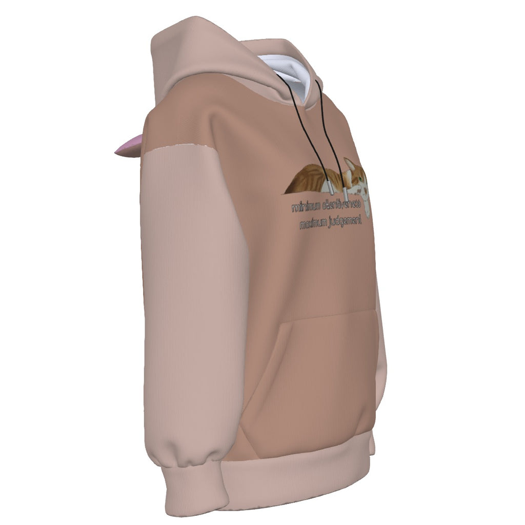 Cat Hoodie - Potato - tan