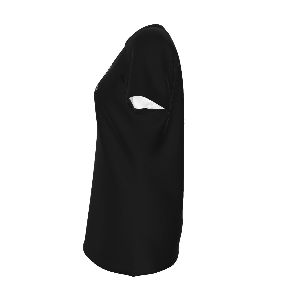 You must be THIS Tall - round neck - black