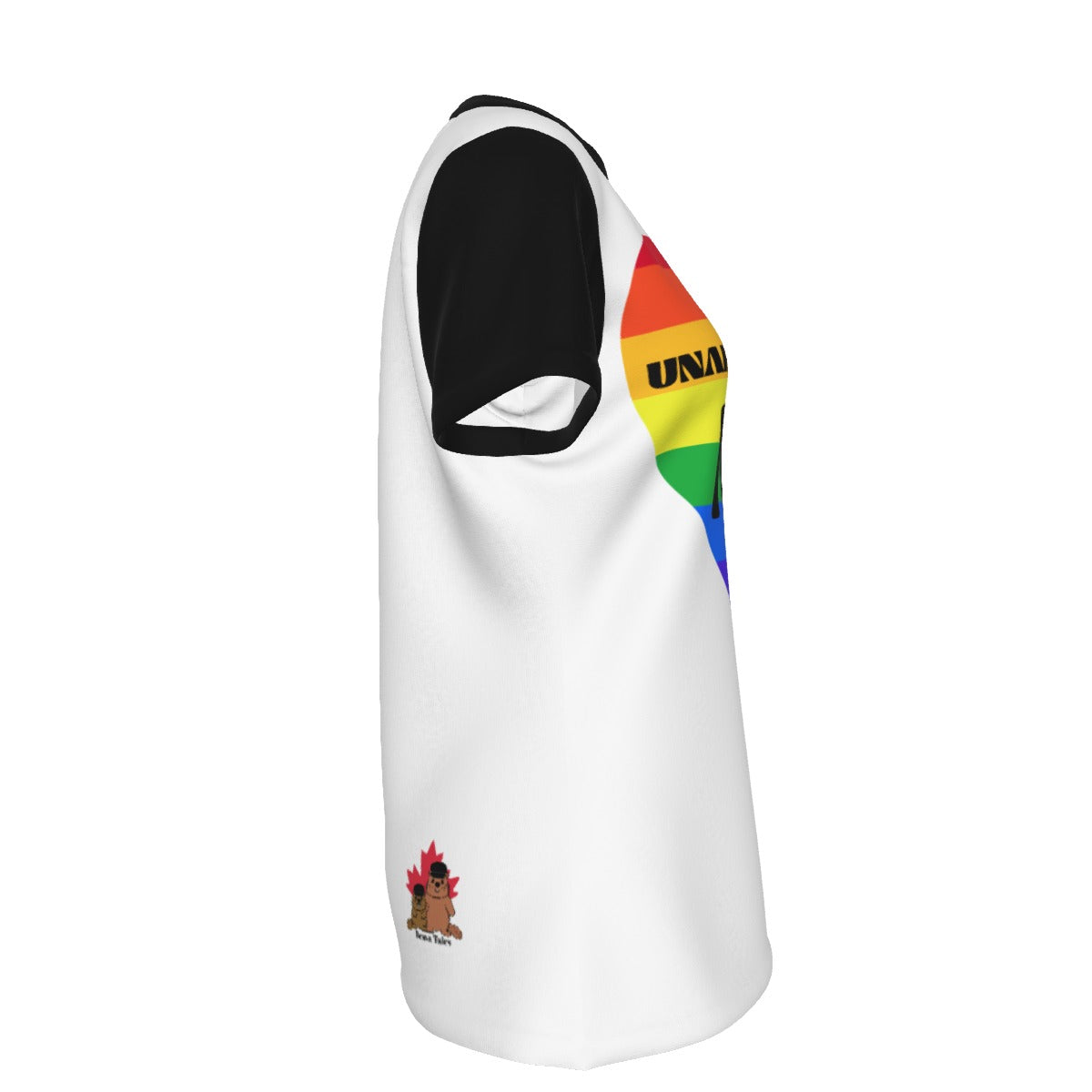 Pride - Rainbow - round neck tee - white