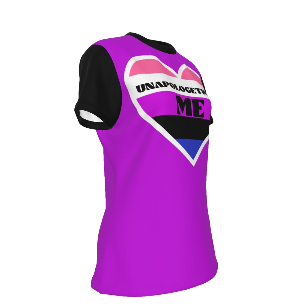 Pride - Gender Fluid - round neck tee - purple