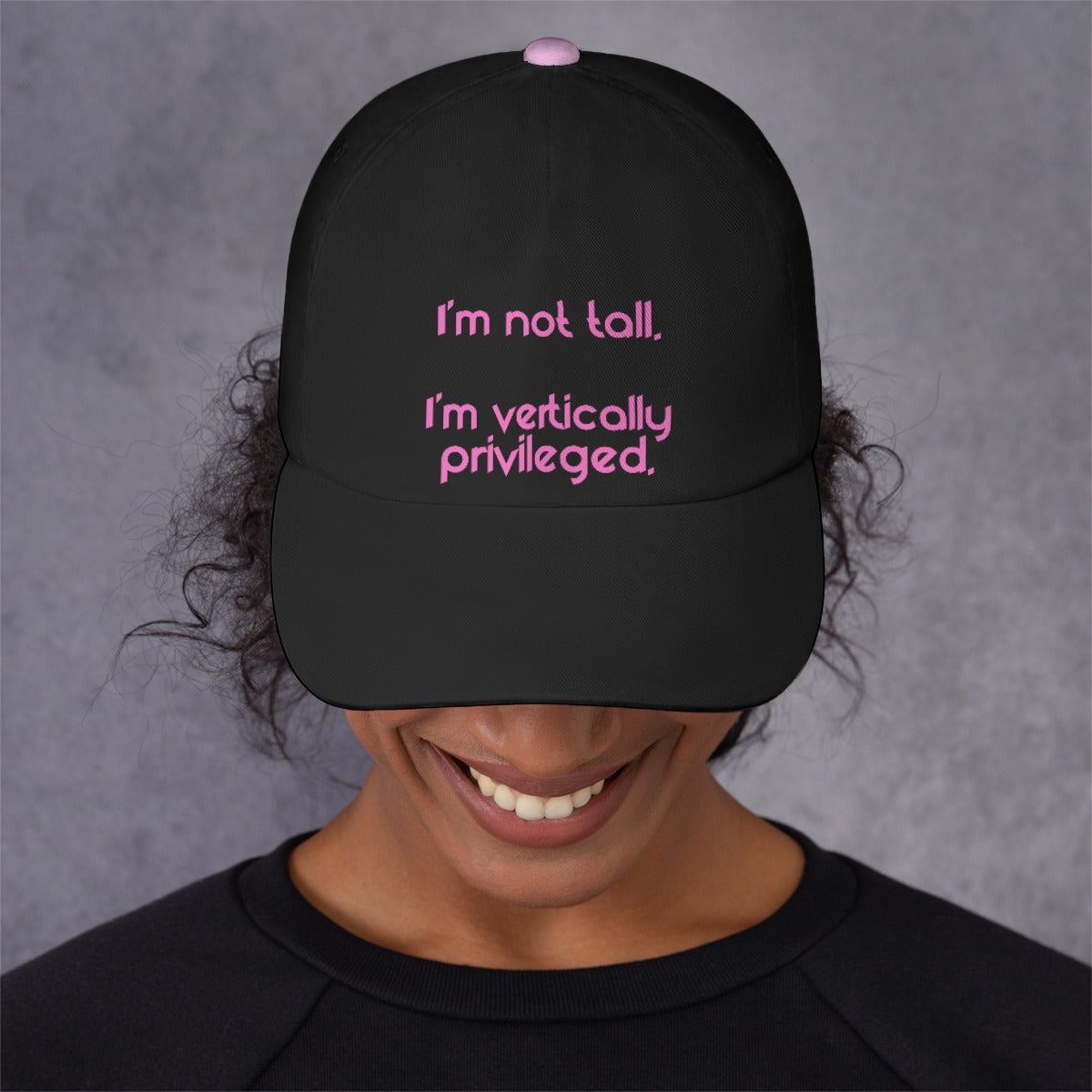 Vertically Privileged - baseball cap - black