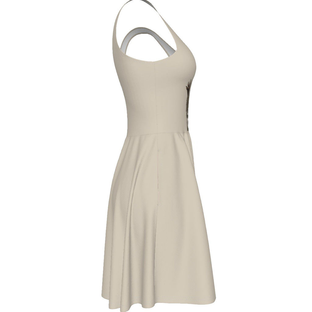 Trash Princess - tank vest dress - tan