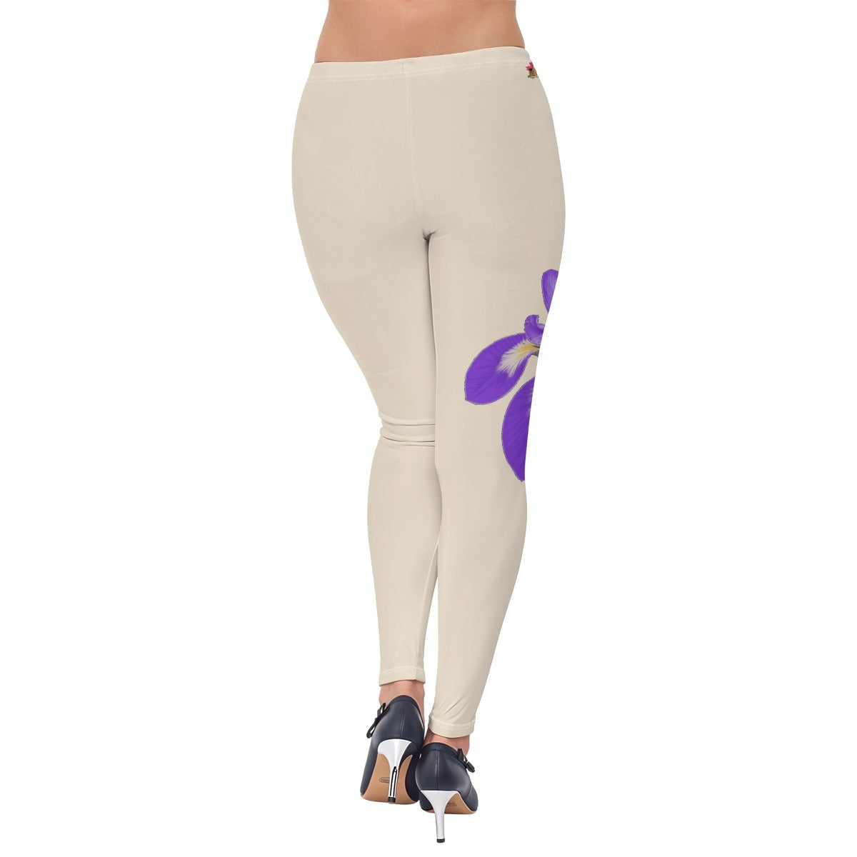 Quebec Iris - leggings - beige