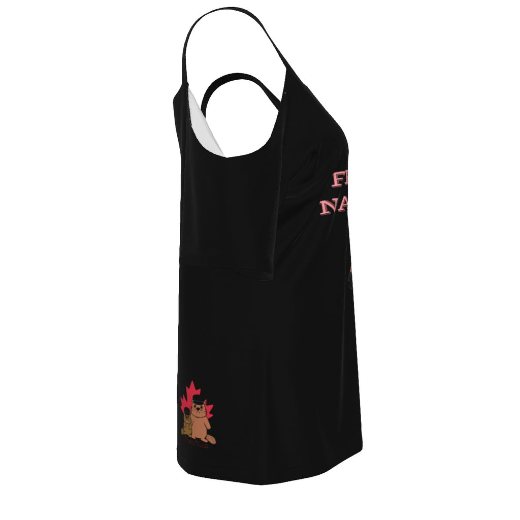 Naughty - off shoulder - black